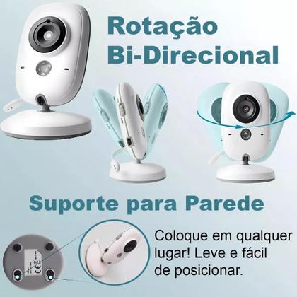 Imagem de Baba Eletrônica Com Monitor Baby Monitor Vb603   110v/220v Branco