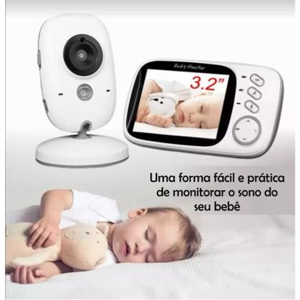 Imagem de Baba Eletrônica Com Monitor Visão Noturna, Câmera c/ Audio Sensor de Temperatura ALEX