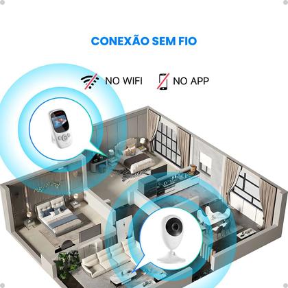 Imagem de Babá Eletrônica Monitor S/ Fio Câmera Noturna Automática Vox