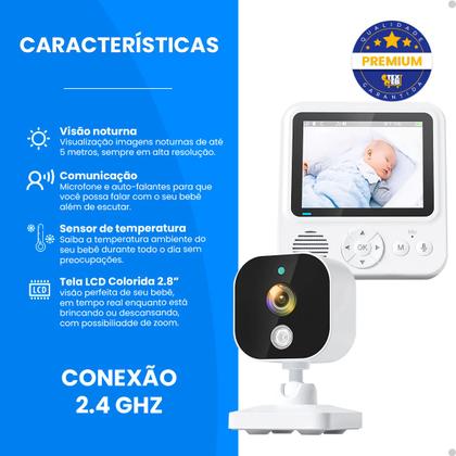 Imagem de Babá Eletrônica Monitor S/ Fio Câmera Noturna Automática Vox