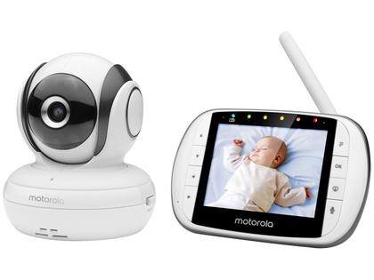 Imagem de Babá Eletrônica Motorola MBP36S Tela 3,5” Monitoramento da Temperatura Ambiente Rotaçã