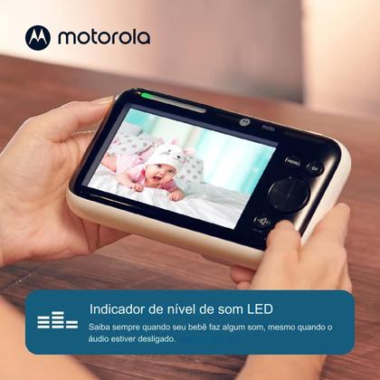 Imagem de Babá Eletrônica Motorola Monitor Colorido 5" e Zoom PIP1500
