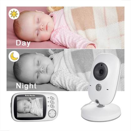 Imagem de Babá Eletrônica Visão Noturna Vb603 Video Voz Camera S/ Fio Zoom