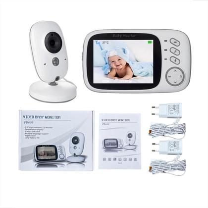 Imagem de Babá Eletrônica Visão Noturna Vb603 Video Voz Camera S/ Fio Zoom