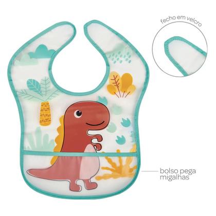 Imagem de Babador Com Bolso Dino Buba