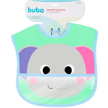 Imagem de Babador com Pega Migalhas Bubazoo Elefante 17077 - Buba