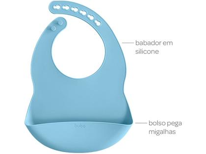 Imagem de Babador de Silicone com Bolso Buba 15639