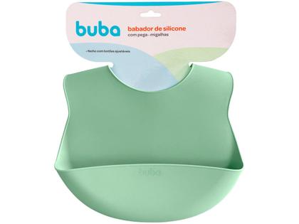 Imagem de Babador em Silicone Impermeável Infantil Pega Migalhas Buba
