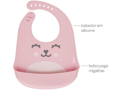 Imagem de Babador Infantil - Pega Migalhas - Gumy - Rosa - Buba