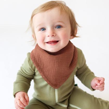 Imagem de Babadores de Mussola Konssy (10 Unidades) - 100% Algodão, Unissex (0-36 Meses)