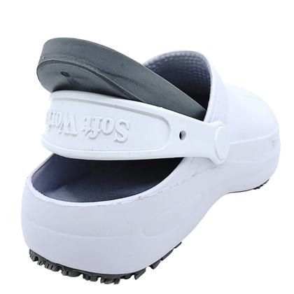 Imagem de Babuche Clog Casual SoftWorks Confortável Prático Estiloso Com Palmilha Para Passeios Em EVA BB90