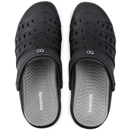 Imagem de Babuche Clog Masculino Ravi Preto Grafite Boaonda 2246-101-001