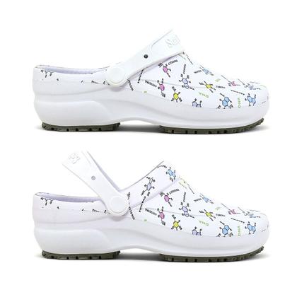 Imagem de Babuche Feminino Confortável Enfermagem Antiderrapante Estampado