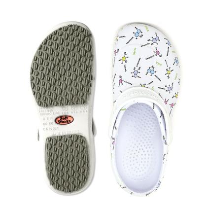 Imagem de Babuche Feminino Confortável Enfermagem Antiderrapante Estampado