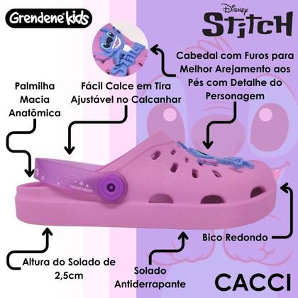 Imagem de Babuche Infantil Conforto Personagem Disney Stitch