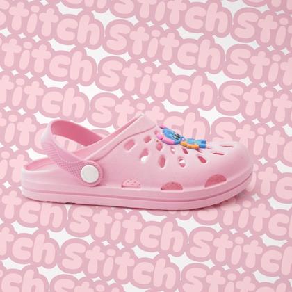 Imagem de Babuche Infantil Feminino Stitch 25 ao 32 Confortável Macio Antiderrapante Escolar