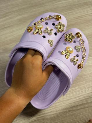 Imagem de Babuche leve macio croco com botons