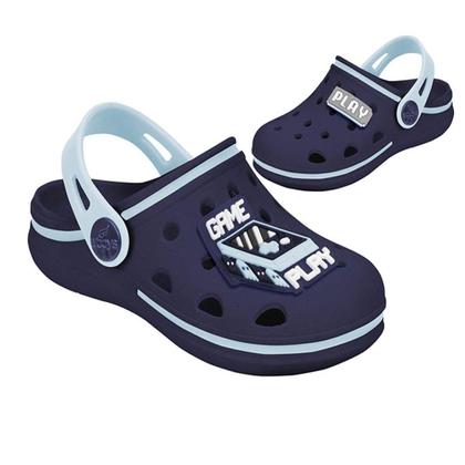 Imagem de Babuche Pop Kids Wboys Marinho/Azul Acqua