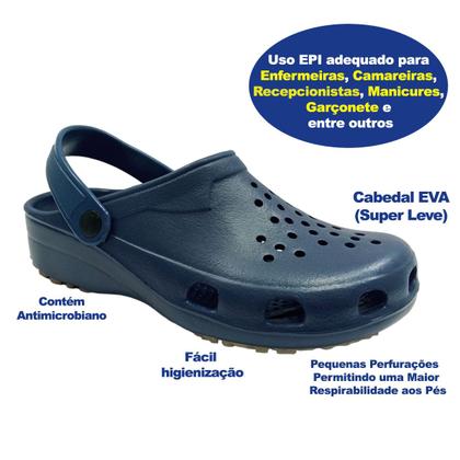 Imagem de Babuche Profissional SoftWorks Mania Com Perfuros Conforto Antiderrapante Trabalho EVA BB31