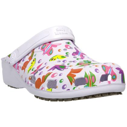 Imagem de Babuche Sandália Feminina Com Estampa De Borboleta Leve Confortavel E Resistente