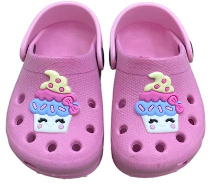 Imagem de Babuche Sandália Papete Chinelo Cupcake Feminino Infantil Mini Preço