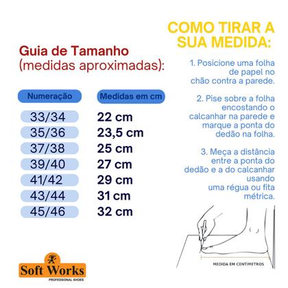 Imagem de Babuche Unissex SoftWorks Confortável Urbano Palmilha Tira Traseira BB90