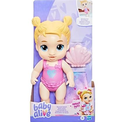 Imagem de Baby alive banho da sereia harper hugs loira (g1417) - hasbro