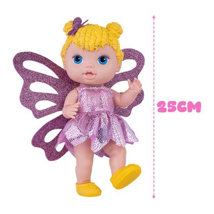Imagem de Baby Coleção Fadinha Boneca Divertida Com Asas Super Toys
