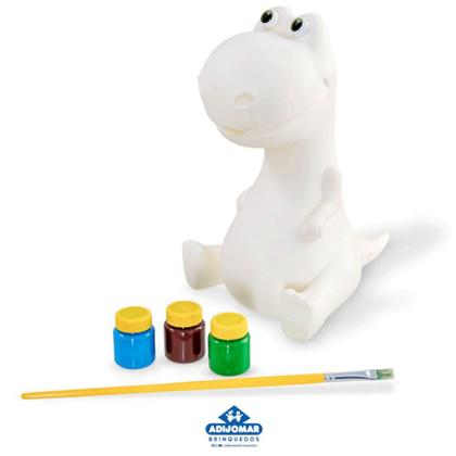 Imagem de Baby Dinossauro Rex Adijomar 891 Attack Pintura e Cofrinho