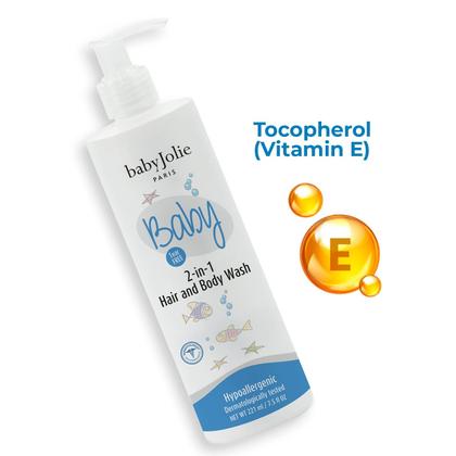 Imagem de Baby Jolie Gel de Baño para Bebé 2 en 1 para Cabello y Cuerpo 221ml