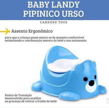 Imagem de Baby land pipinico urso azul - cardoso