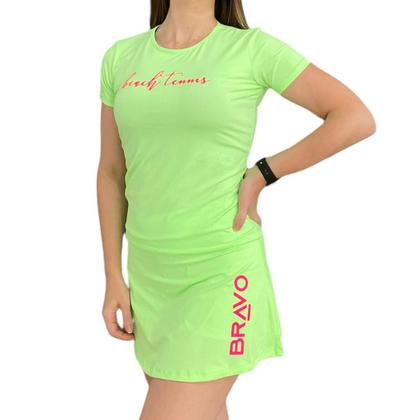 Imagem de Baby Look Dry Cool Raquete Verde Neon