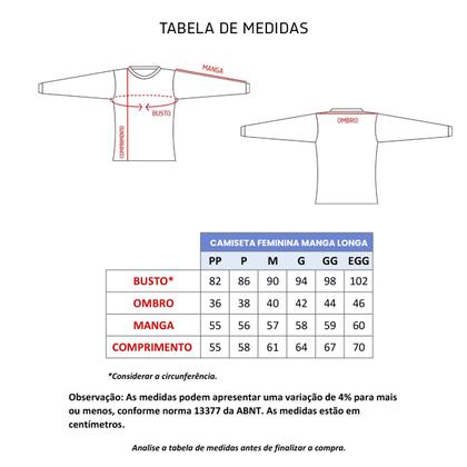 Imagem de Baby look manga longa malha canelada - Gola redonda