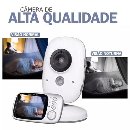 Imagem de Baby Monitor Vb603 Baba Eletrônica Com Monitor 110v/220v Color Blanco
