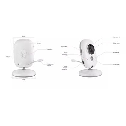 Imagem de Baby Monitor VB603 baba eletrônica com monitor 110V/220V 