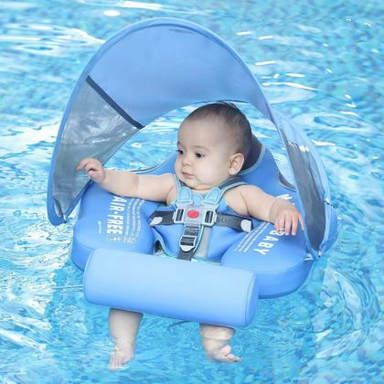 Imagem de Baby Pool Float VQ-Ant Mambobaby com dossel não inflável