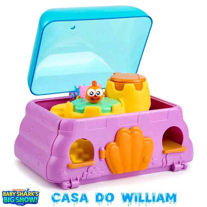 Imagem de Baby Shark Mini Bonecos William e Rayna + Playset Casa do William - Sunny 2368