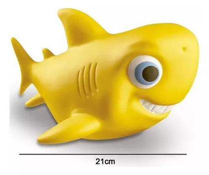 Imagem de Baby Shark Tubarão Bebê Brinquedo Grande Banho Infantil