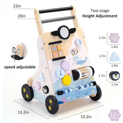 Imagem de Baby Walker PairPear Wooden com separador de formas de 1 a 3 anos