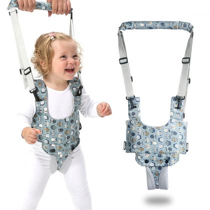 Imagem de Baby Walker Toddler Harness Assistente de Coleira de Mochila para Crianças Crianças Cinta Aprendendo Cinturão de Bebê Cinto de Segurança Infantil Rédeas novo Arreios e Coleiras (azul)