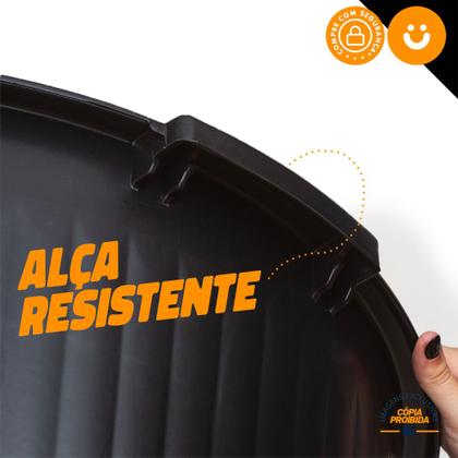 Imagem de Bacia De Plastico Grande Reforçada Multiuso C Alça 80l