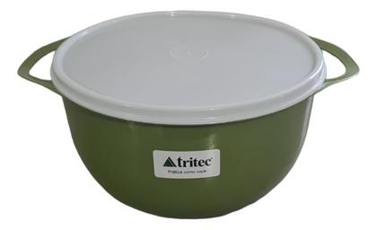 Bacia De Plástico Redonda Multiuso Com Tampa 2,2 L Tritec Imagem de Bacia De Plástico Redonda Multiuso Com Tampa 2,2 L Tritec