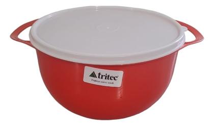 Bacia De Plástico Redonda Multiuso Com Tampa 2,2 L Tritec Imagem de Bacia De Plástico Redonda Multiuso Com Tampa 2,2 L Tritec