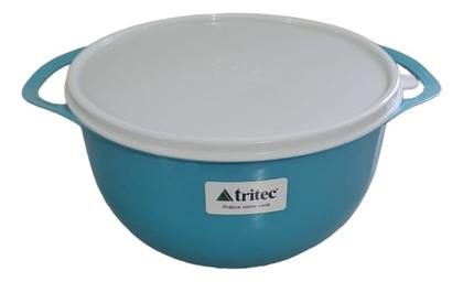Bacia De Plástico Redonda Multiuso Com Tampa 2,2 L Tritec Imagem de Bacia De Plástico Redonda Multiuso Com Tampa 2,2 L Tritec