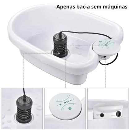 Imagem de Bacia De Spa Para Os Pés Detox Ion, Dobrável, Com Vibração, Terapia De Cuidados Com a Saúde
