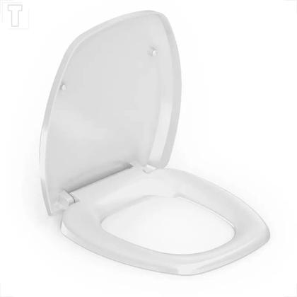 Imagem de Bacia sanitaria incepa thema com caixa acoplada branca + kit instalacao + assento pp 