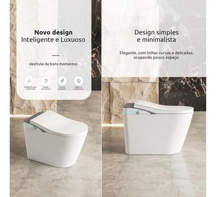 Imagem de Bacia Sanitária Inteligente de Luxo - Smart Toilet com Tampa Automática e Função Bidê