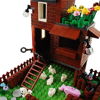 Imagem de BAENRCY Garden Farm Building Blocks Park Sencery Acessórios Plant Set Building Bricks Kit DIY Building Set Compatível com todas as principais marcas (2º)