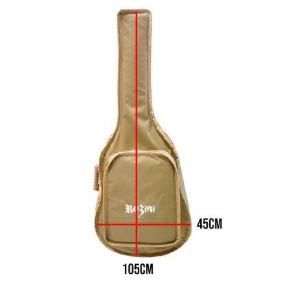 Imagem de Bag Acolchoada Cargo P/ Violão Folk E Clássico Rozini Bege
