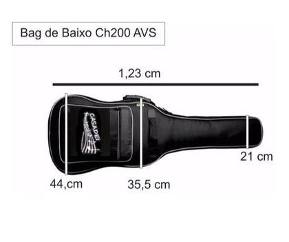 Imagem de Bag Capa Acolchoada Contra Baixo Avs Ch200 